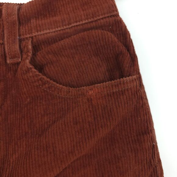 LEVIS 70s High Rise Flare Corduroy Pants Vintage Brown Indie Hipster Beachy Boho - Picture 5 of 10